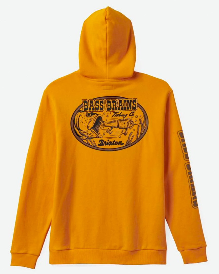 Bass Brains Swim Hood Hoodie - Orange