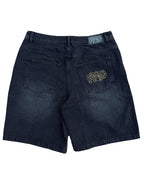 Short Wavy Baggy - Moon Black