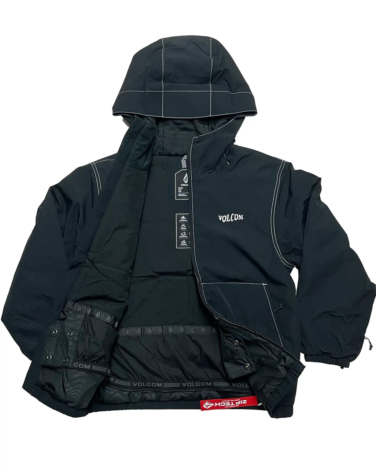 VOLCOM Chaos Insulated Youth Winter Jacket - Black – view 2