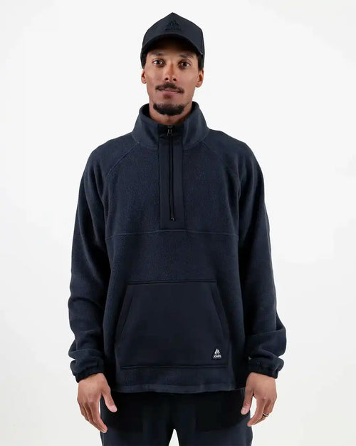 Polar Lodge Half Zip Rec Fleece - Stealth Black