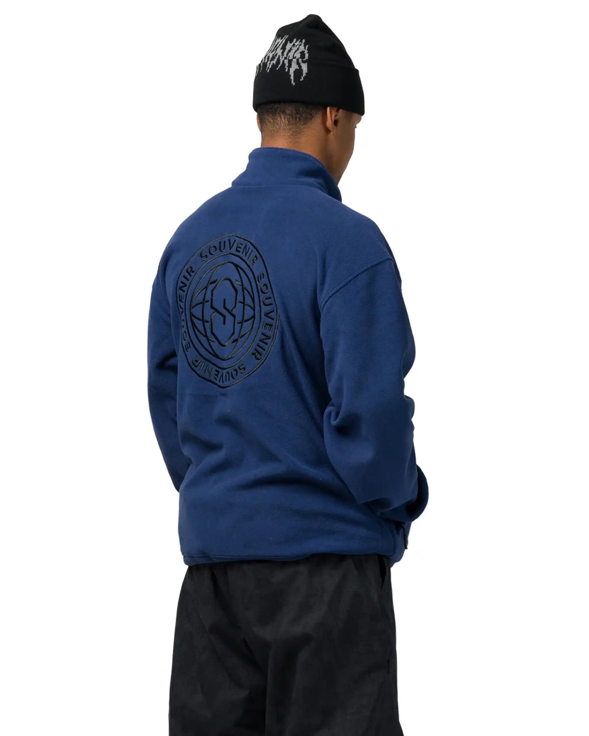 Polaire Polar Tech Fleece Zip Up - Black par SOUVENIR – vue 3
