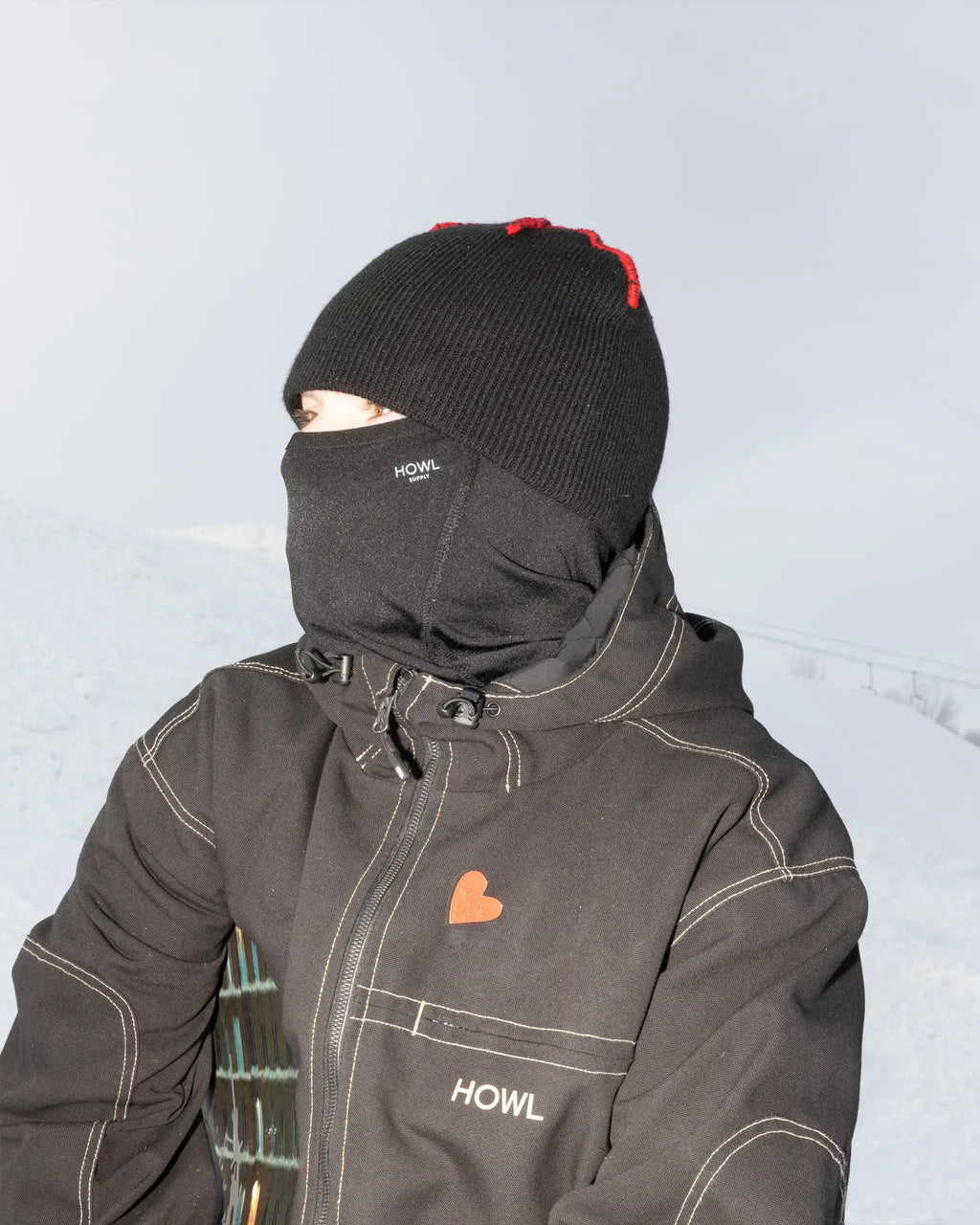 HOWL Legacy Facemask Balaclava - Black – view 2