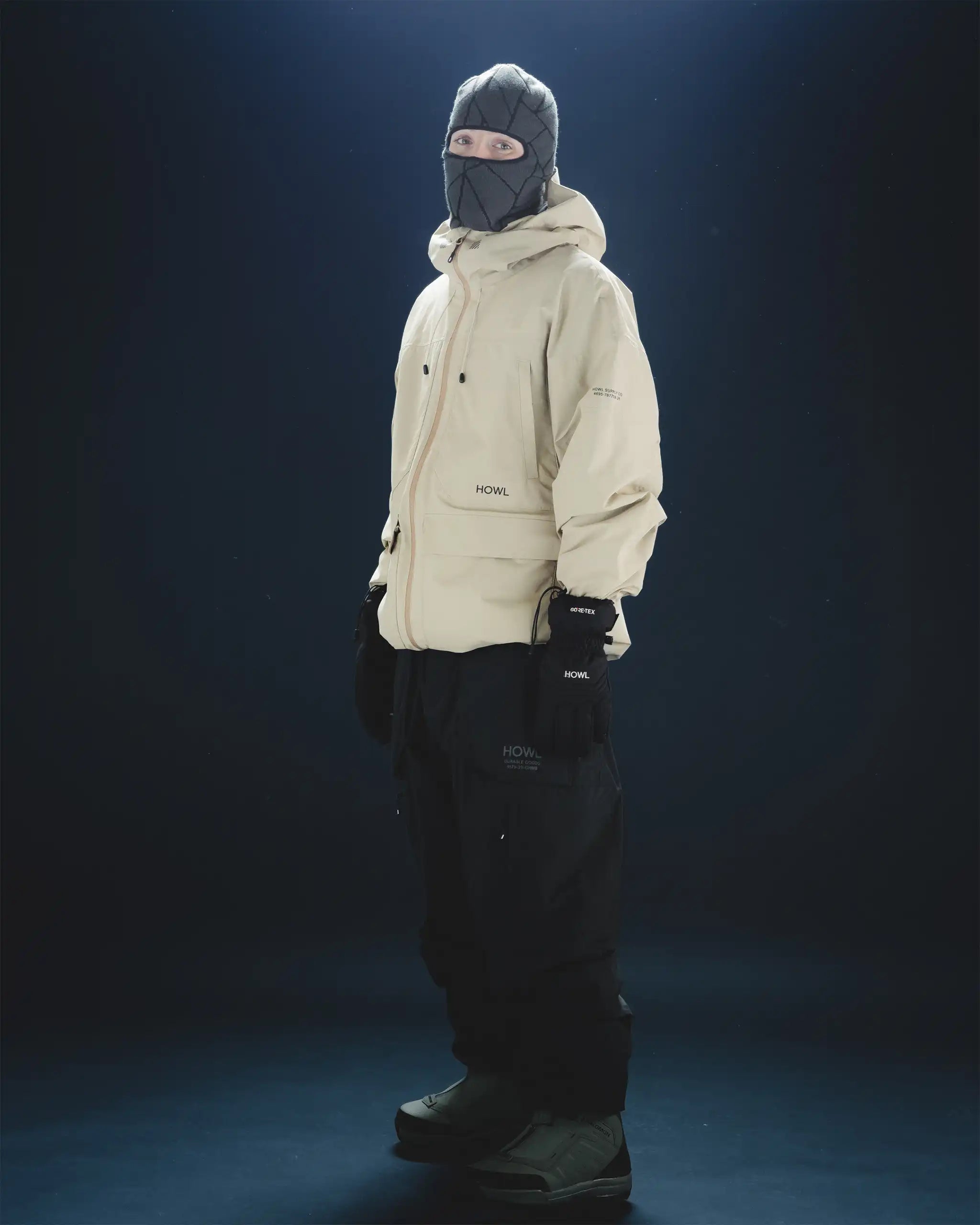 HOWL Heritage Snow Pants - Black – view 2