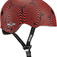 Protection Low Pro Spitfire Helmet - Red Swirl