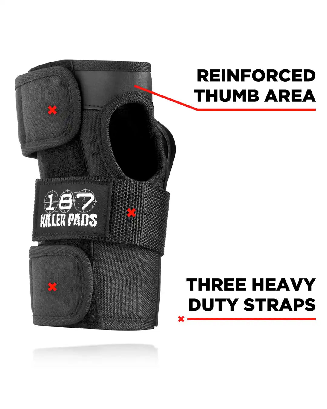 Protection Kids Wrist Guards - Black