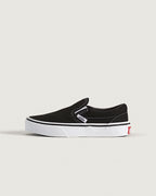 Kids Classic Slip-On Shoes - Black/True White