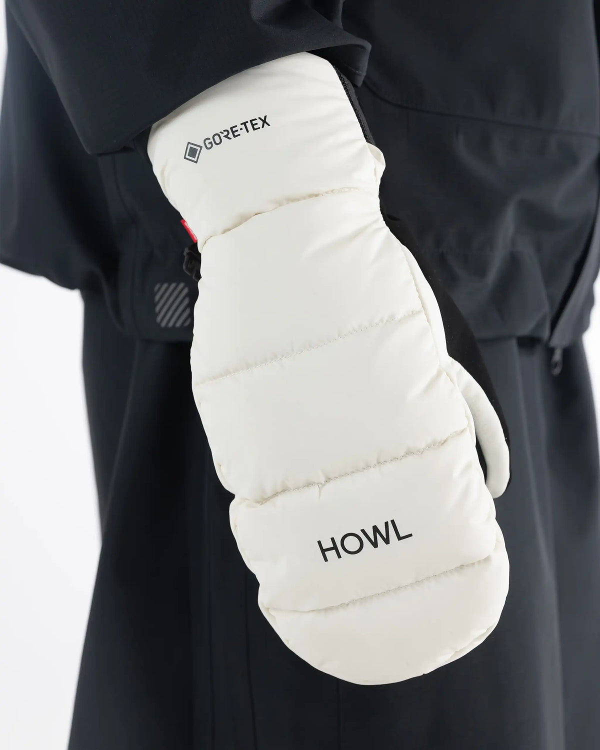 HOWL Down Gore-Tex Mitt - Cream Gloves and Mitts – view 2