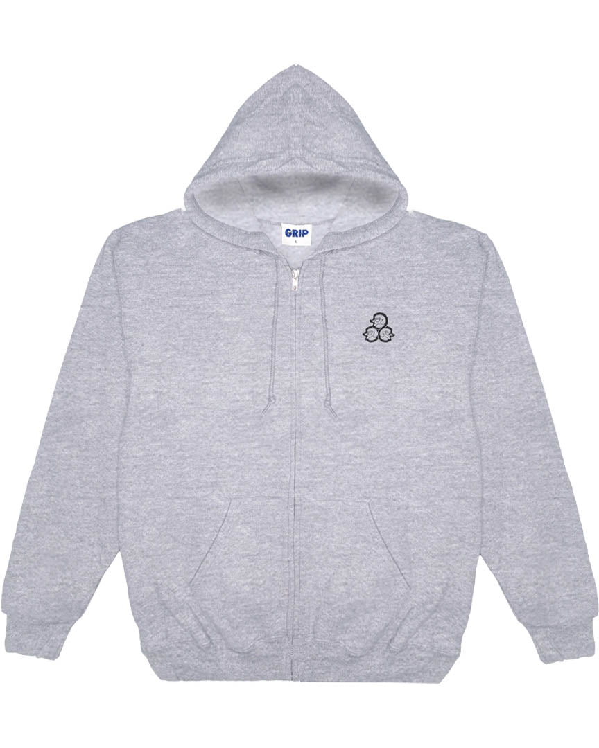 Hoodie Zip Tony Tunnel - Heather Grey