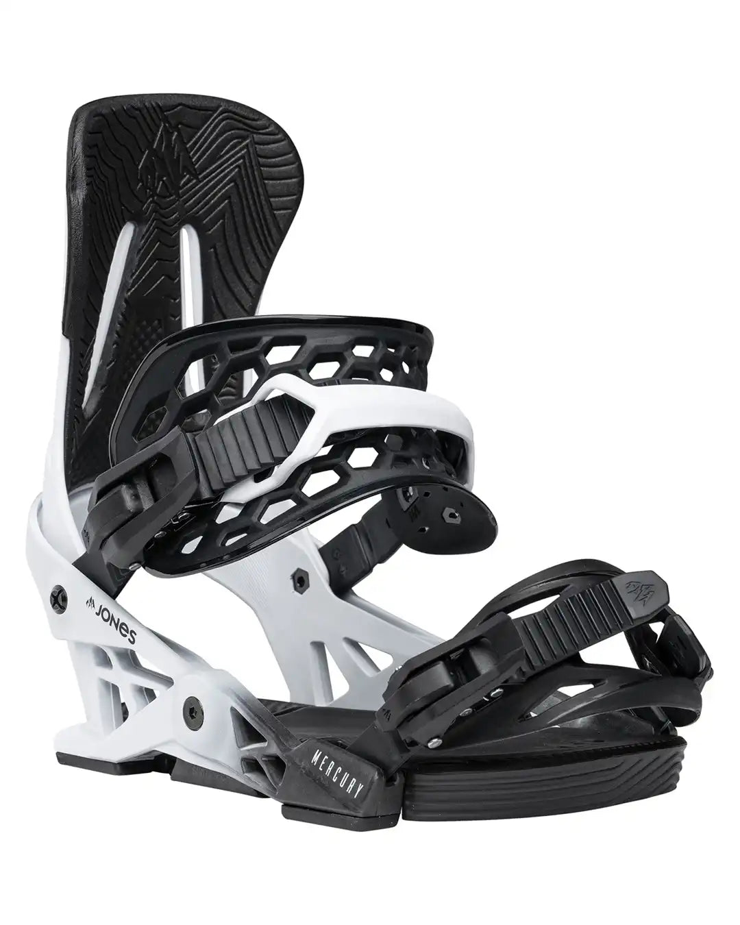 Mercury Snowboard Bindings - Cloud White 2026