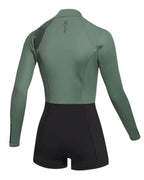 Lunar Longarm 2/2Mm Short Wetsuit - Dark Olive
