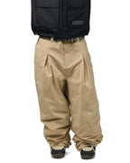 SOUVENIR Pleated Chino Snow Pants - British Khaki – view 3