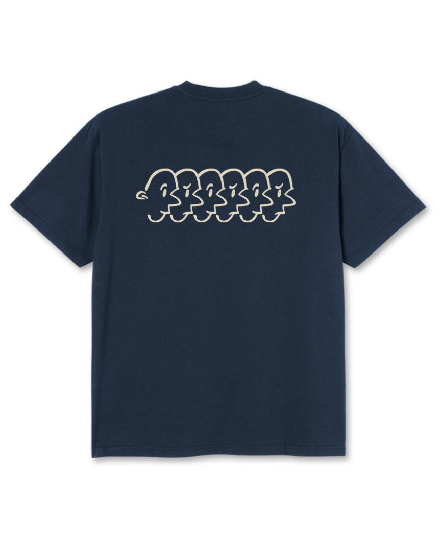 Faces T-Shirt - New Navy