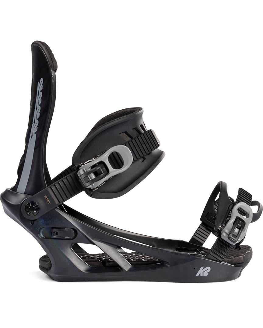 Sonic Snowboard Bindings - Black 2025