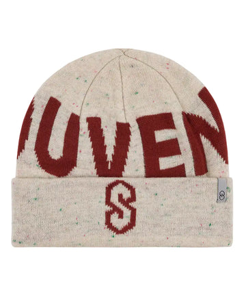 Speckled Cuff Beanie - Marshmallow