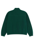 Cotton Ouaté Ivan Half Zip - Dark Emerald