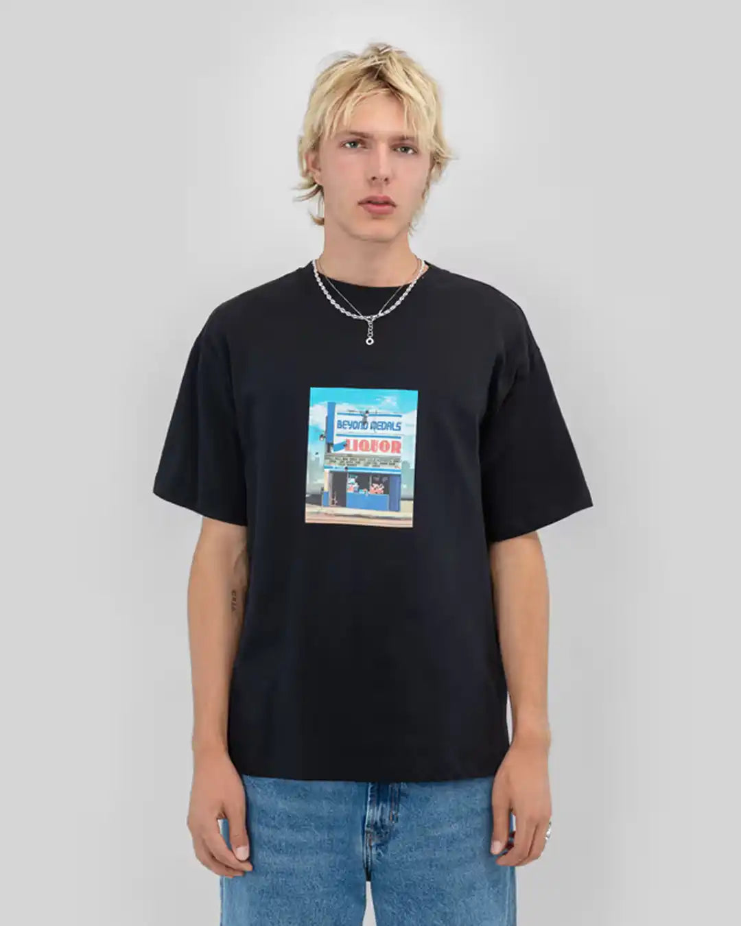T-Shirt Liquid - Black