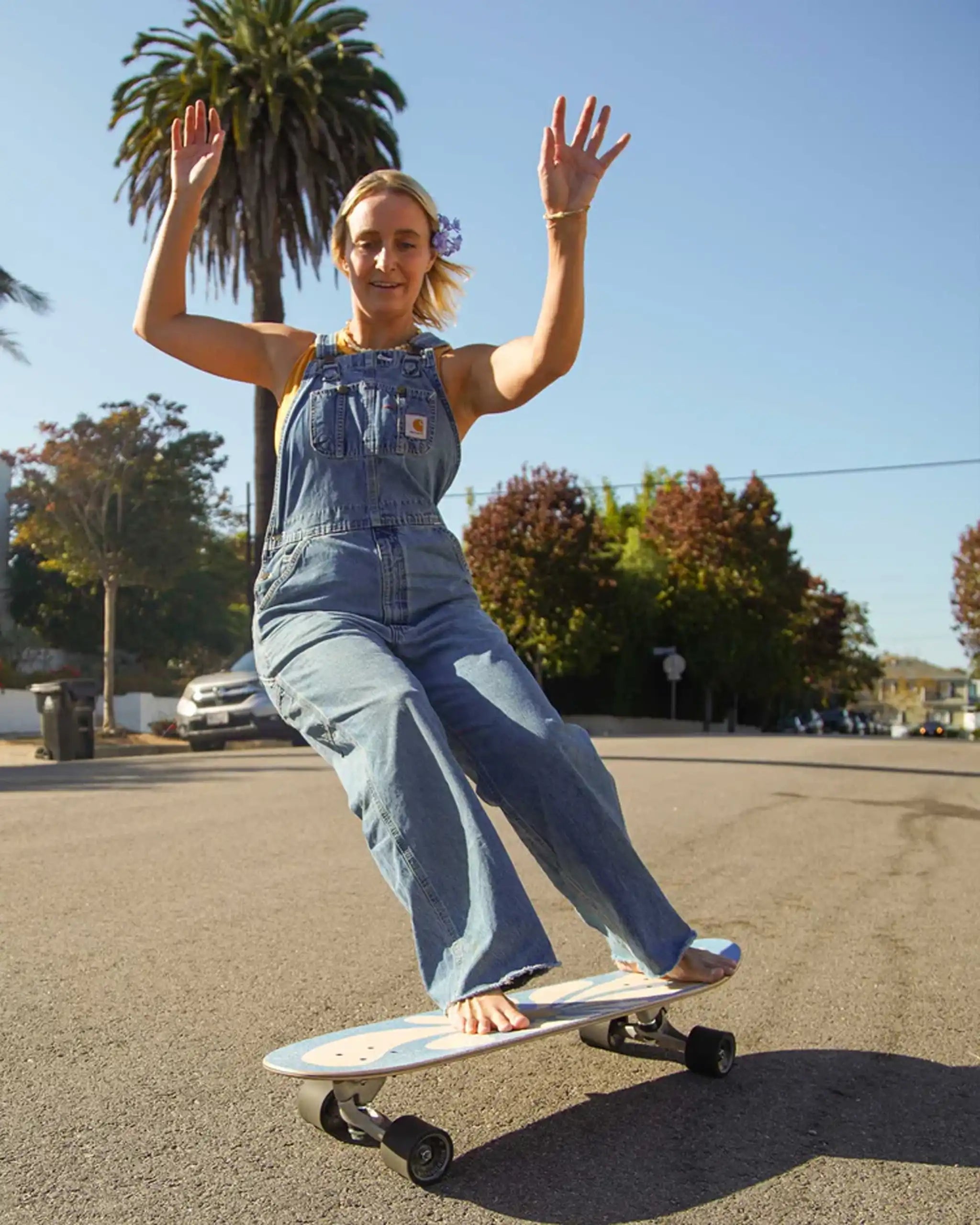 C7 Grlswirl Longswirl Complete Surfskate