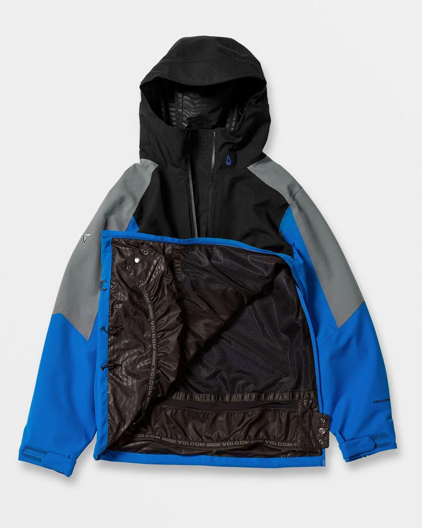 Brighton Pullover Winter Jacket - Electric Blue