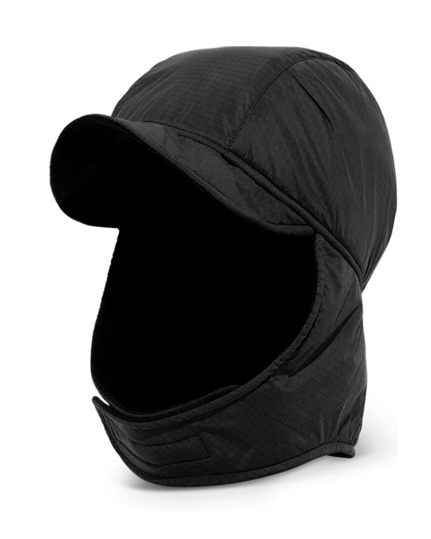 Luke Flap Cap Ripstop - Black