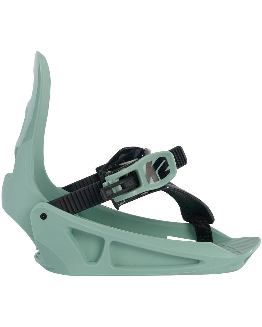 Lil Kat Youth Snowboard Bindings - Jade 2025