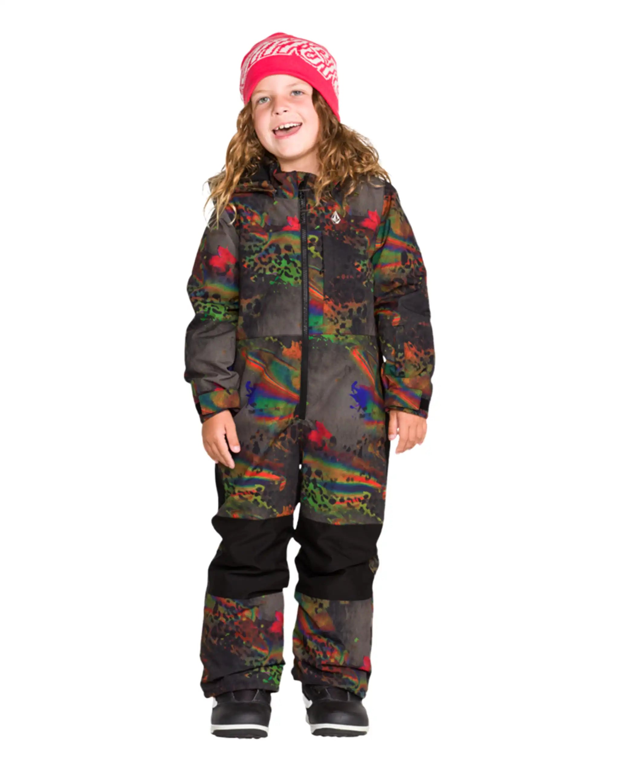 Little Flurry One Piece Kid's Winter Suit  - Cheetah