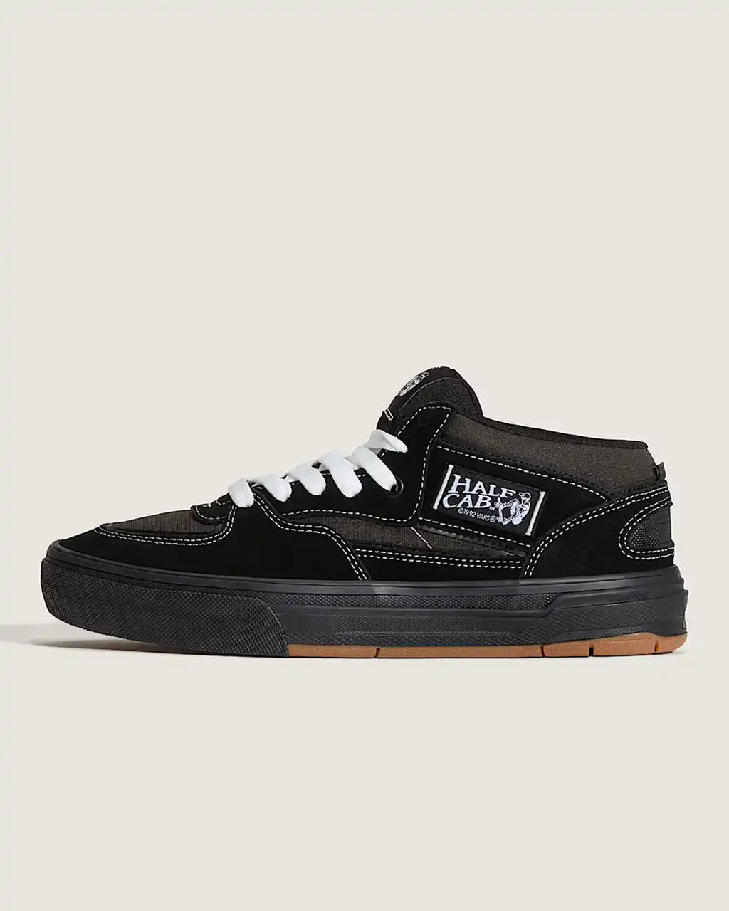 Souliers Skate Half Cab Wafflecup - Black/Asphalt