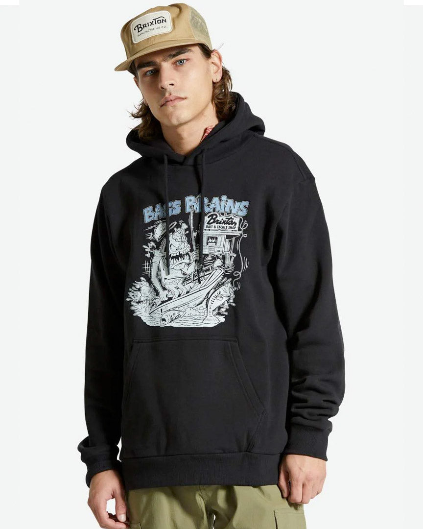 Bass Brains Monster Hoodie - Black