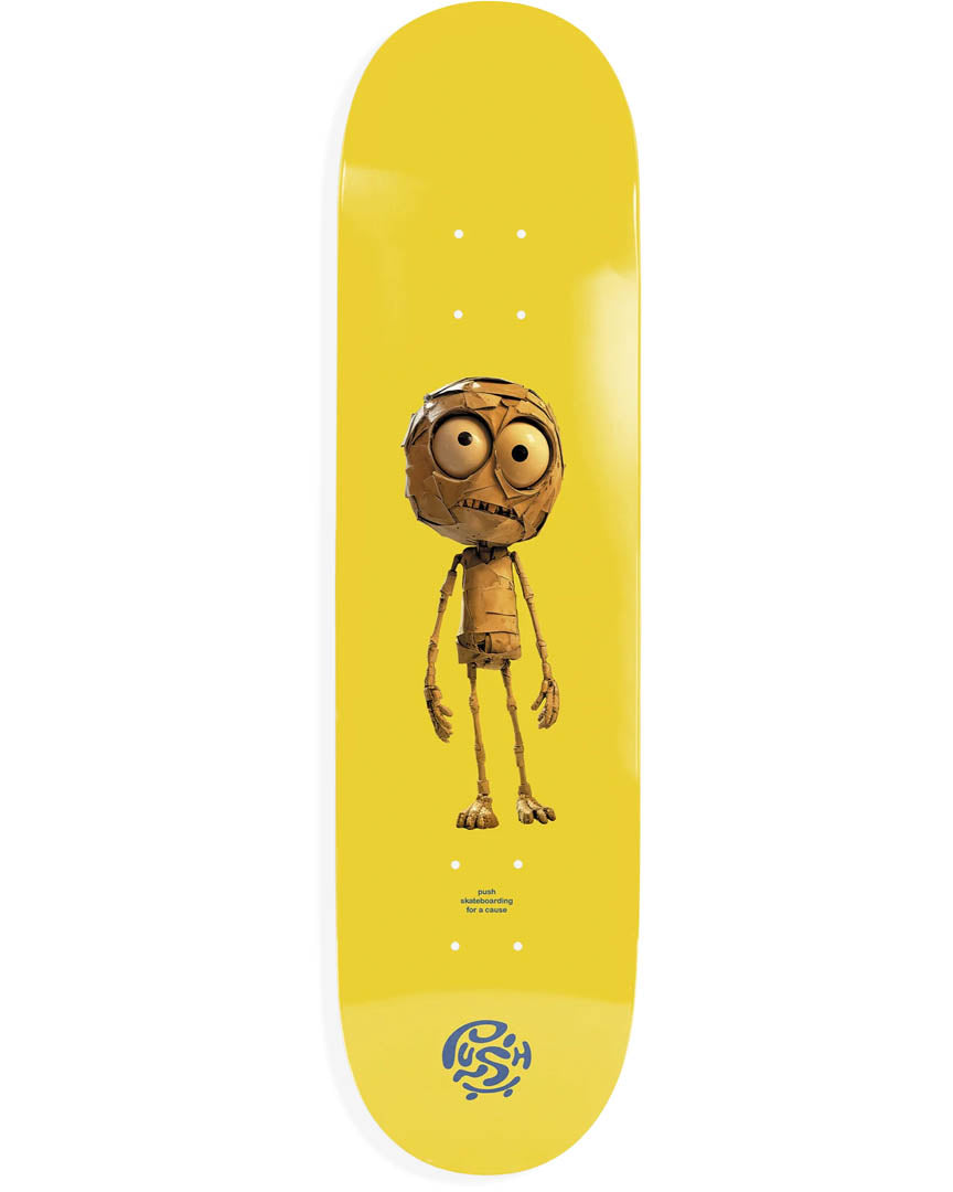 Plywood Guy Incomplete Skateboard 7.25