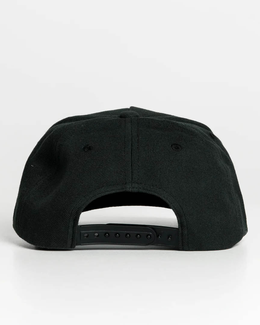 Crest C Mp Snapback Hat - Black
