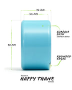 Bees Knees Longboard Wheels - Blue
