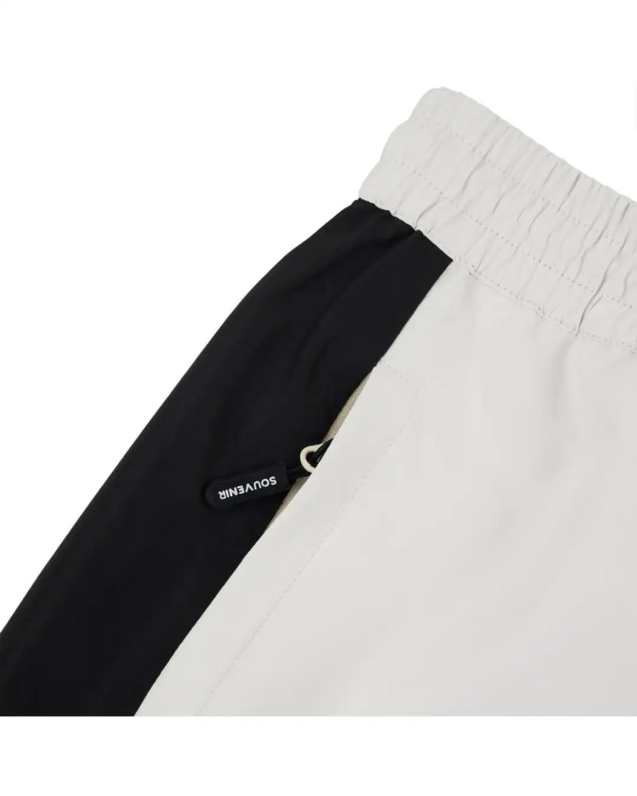2.5 Ply Recession Snow Pants - Marshmallow/Black