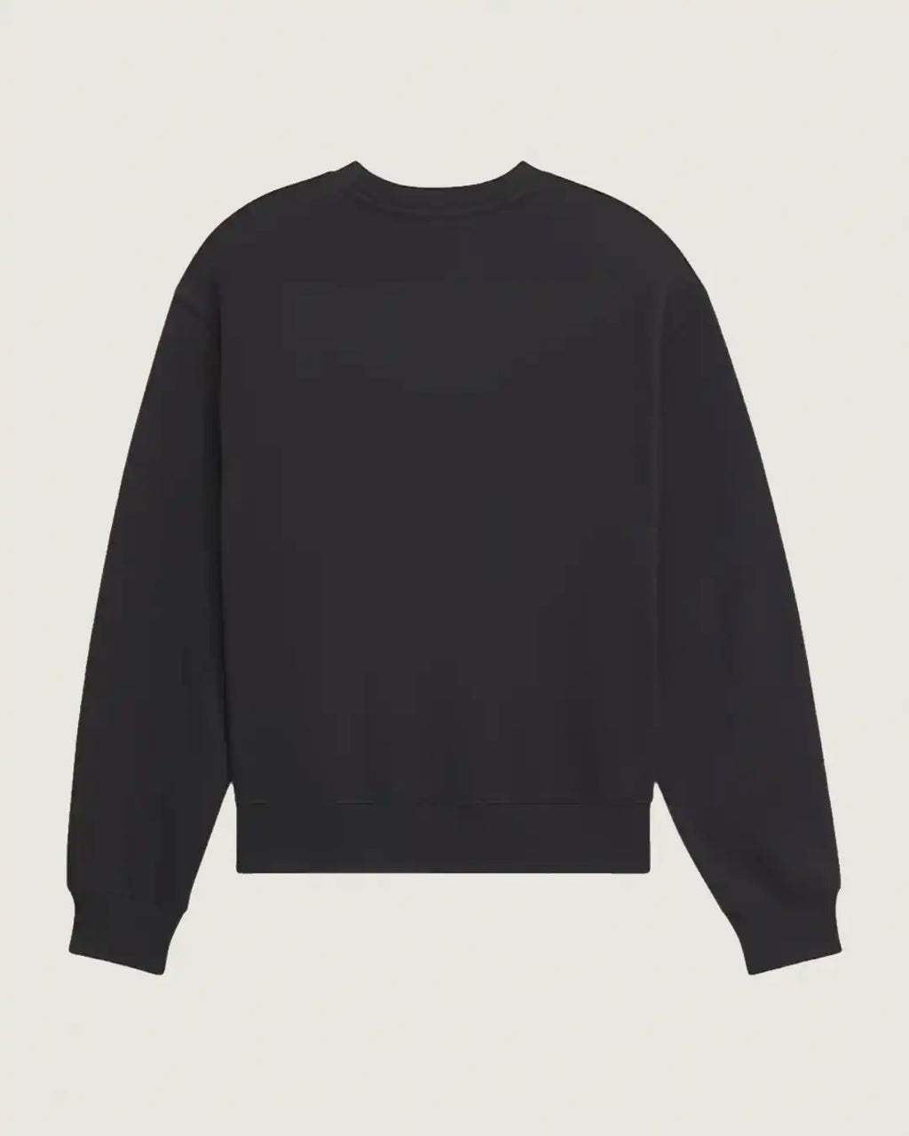 Kids Stretch Logo Crew Sweatshirt- Black/White