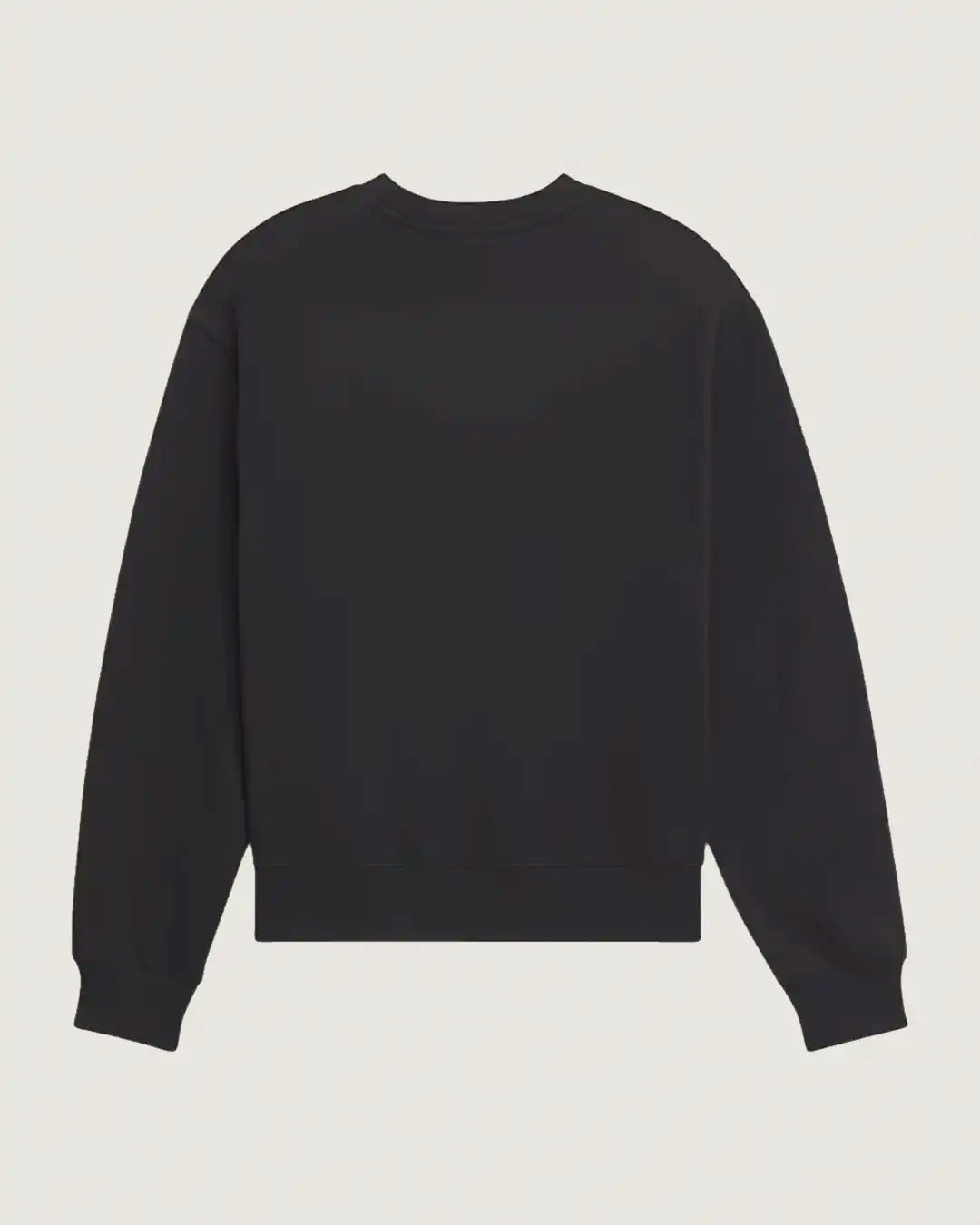 Kids Stretch Logo Crew Sweatshirt- Black/White