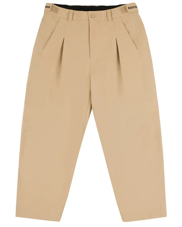 Pleated Chino Snow Pants - British Khaki
