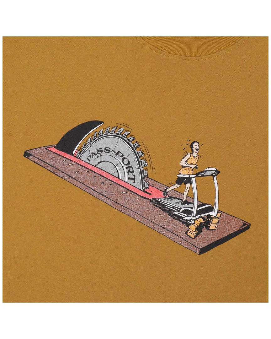 T-Shirt Keep Running - Mustard