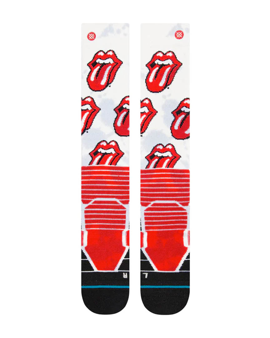 The Rolling Stones Licks Snow Socks - Black