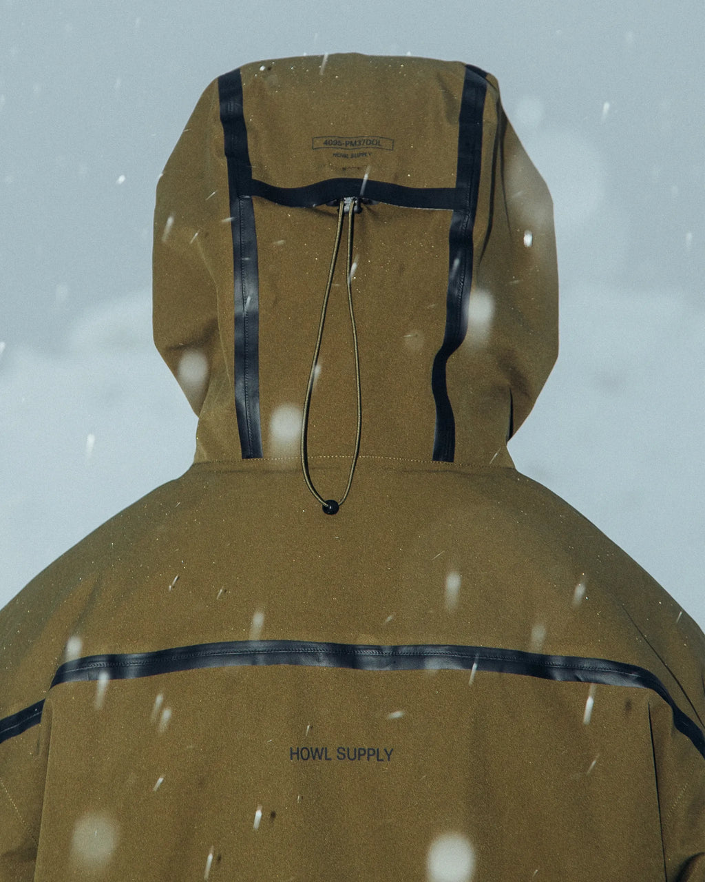 HOWL Taped Winter Jacket - Dark Olive – view 3