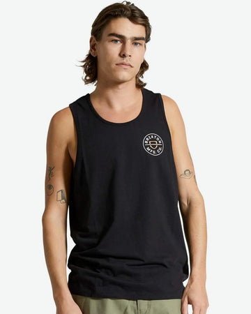 Crest Tank Top - Chinois Green/White/Black