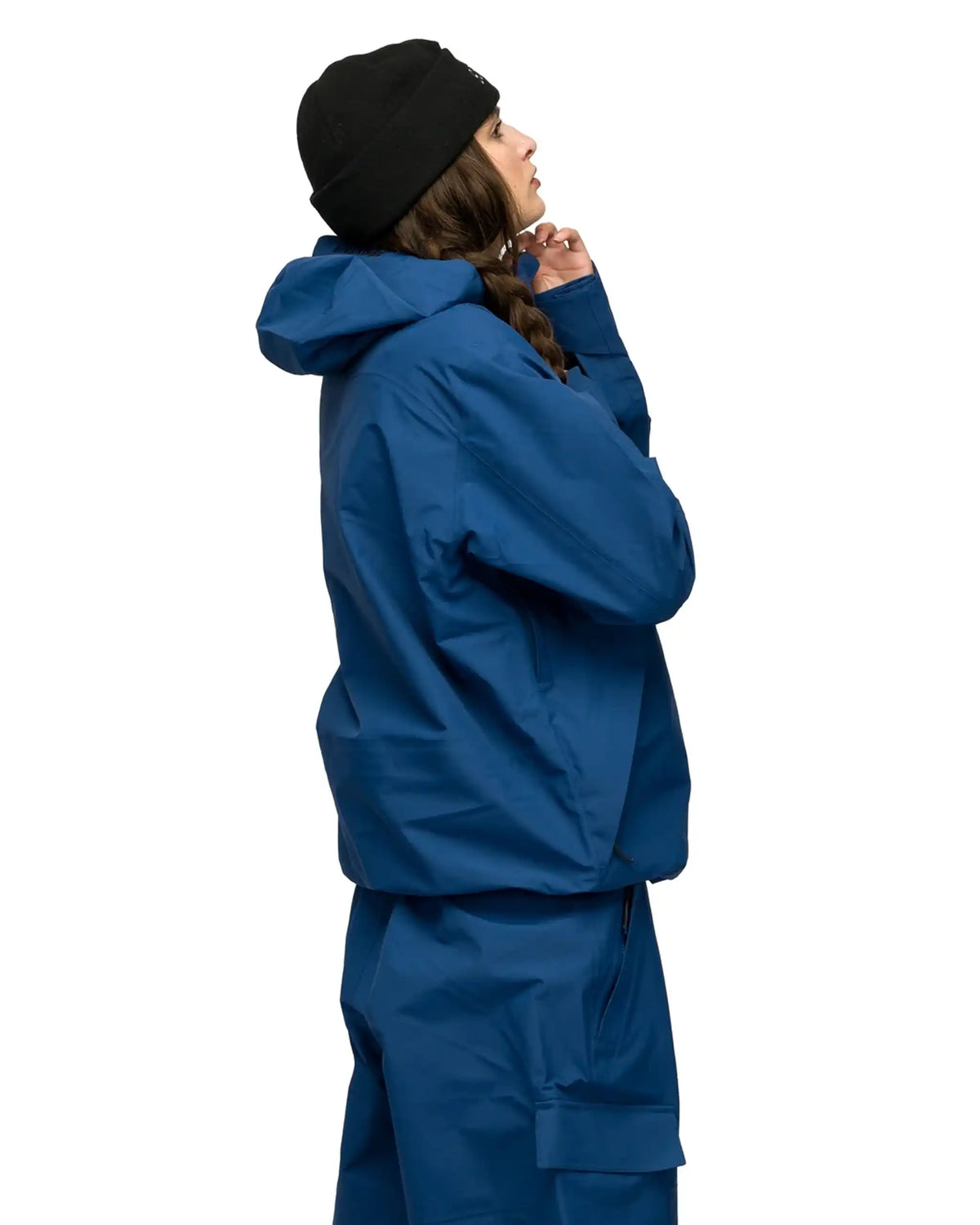 Manteau Neige 3 Ply Ripstop Jacket - Petrol Blue par SOUVENIR – vue 4