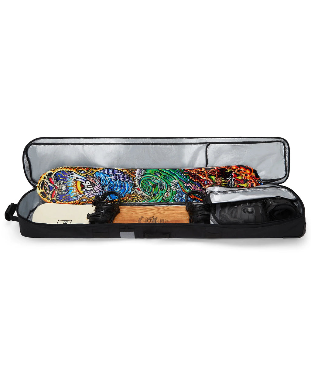 Sac À Snowboard Low Roller - Black par DAKINE – vue 3