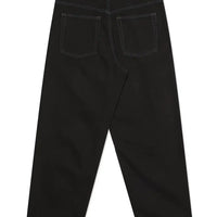 Big Boy Denim Jeans - Black/Blue Stitching