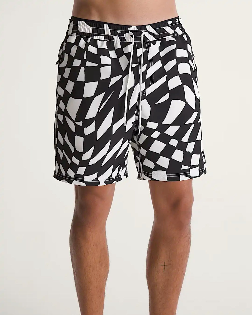Boardshort Primary Ii Elastic Printe - Black