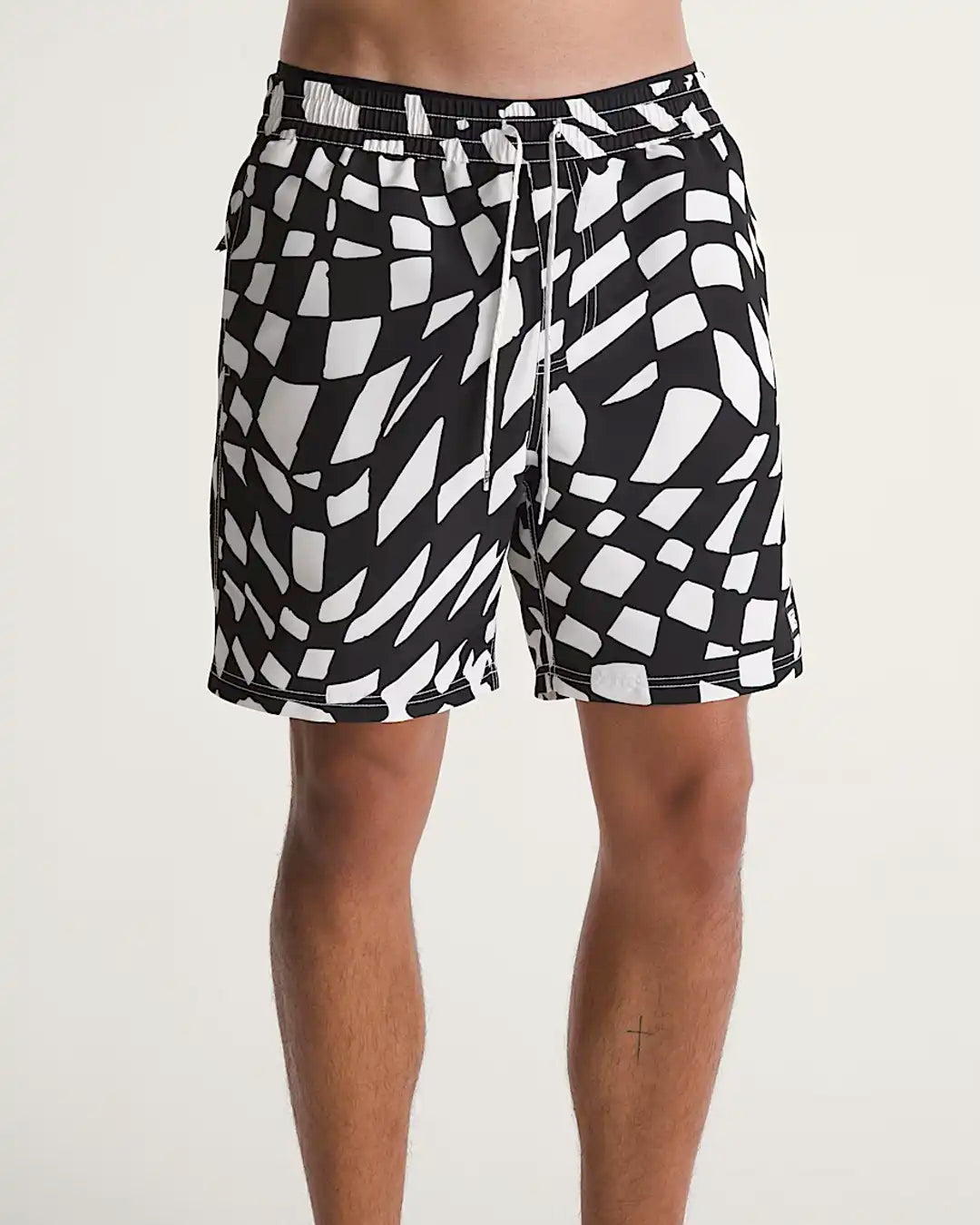 Boardshort Primary Ii Elastic Printe - Black