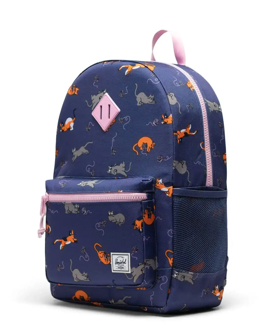 Heritage Youth Backpack - Playing Cats