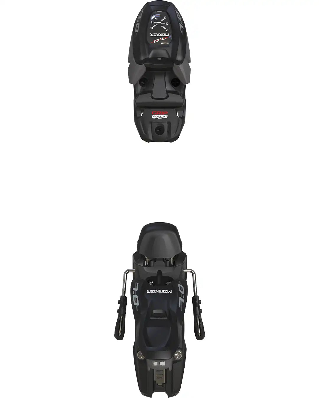 Marker 7.0 Ski Bindings - Youth Black/Anthracite 2027