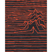 Snowboard Iguchi Pattern Over The Calf Thermal Socks - Charcoal
