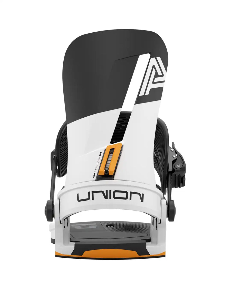 Fixation De Snowboard Atlas - White/Orange 2026