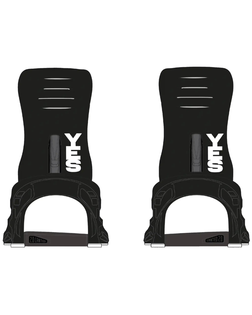 Ipo Snowboard Bindings - Black 2027