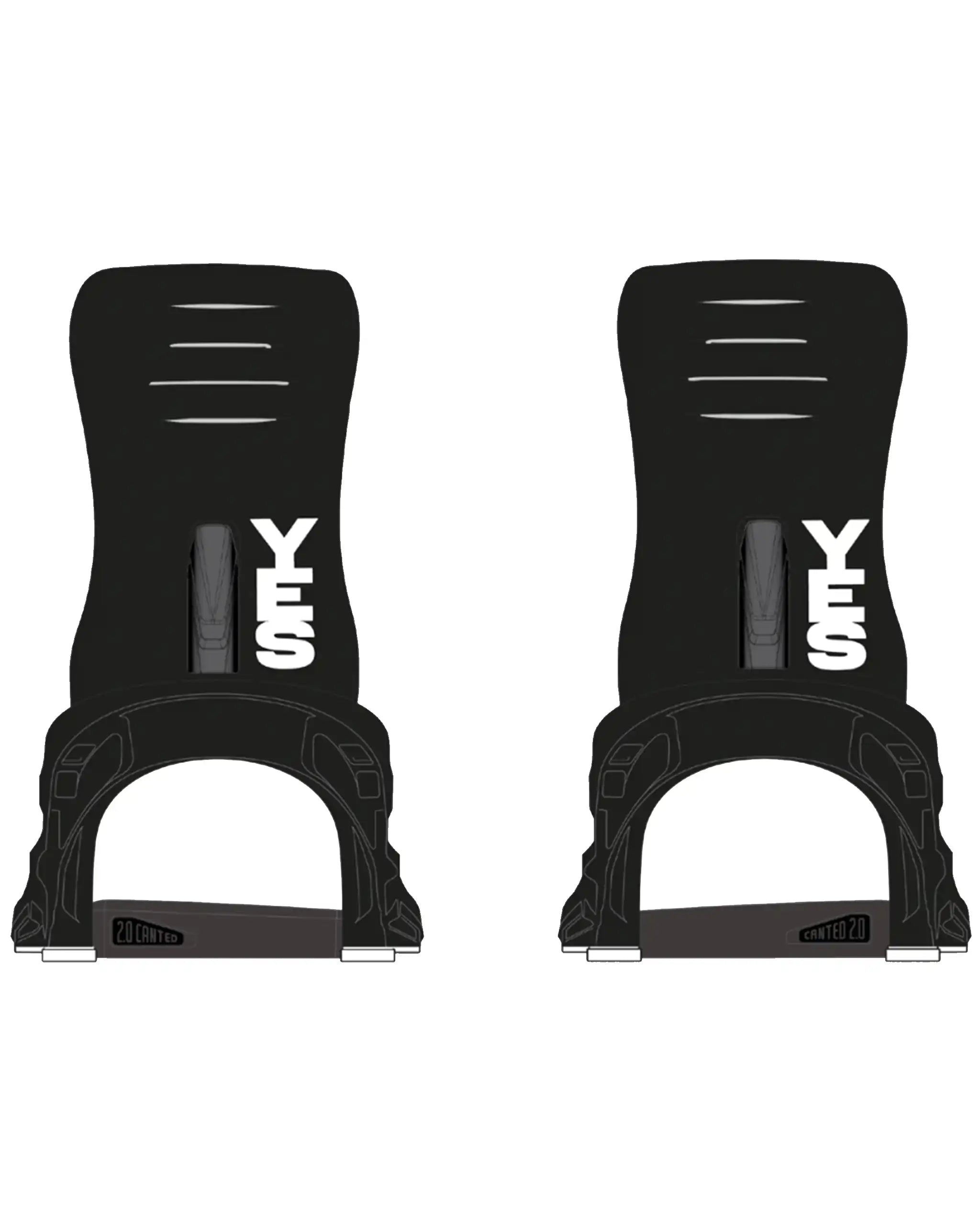 Ipo Snowboard Bindings - Black 2027