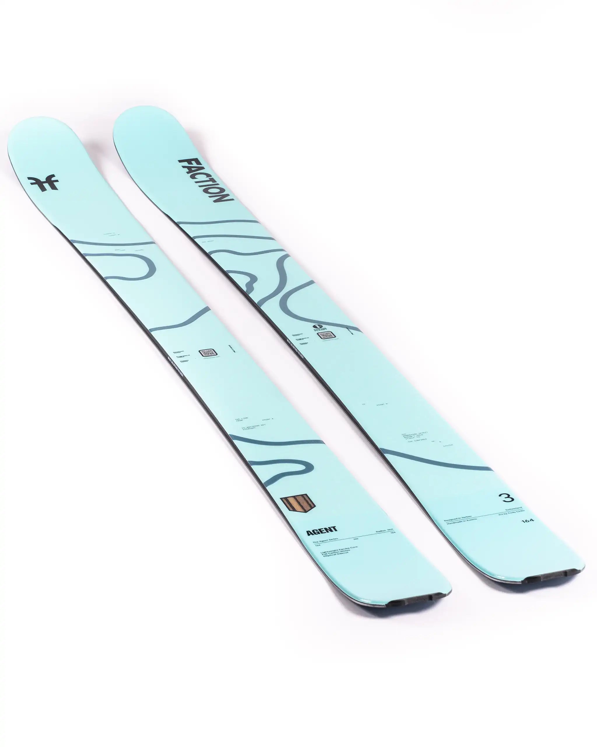 Agent 3 Skis - Ice Blue 2027